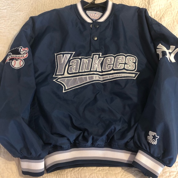 STARTER Other - Vintage Yankees Starter Pullover Jacket